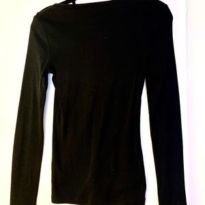 Black long sleeve J. Crew shirt